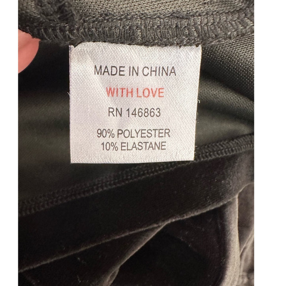 Mare Mare black velvet strapless romper size M - Picture 5 of 15